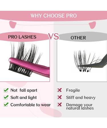 Curl Cheery Lash Clusters 72 Pcs | DIY Lash Extensions 10-16mm | Volume Wispy Individual Eyelash Clusters | Reusable & Soft | C-Curl - Buy Online on GoSupps.com