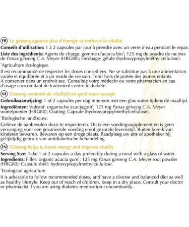 Korean Red Ginseng 30 Capsules - Stimulant for Men Ginseng | Natural Belgium Grown Panax Ginseng Dietary Supplement | Energy - Vitality | Optim Ginseng - Buy Online on GoSupps.com