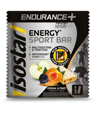 Isostar Endurance+ energy bars Sport Cereal & Fruits - Energy bars - 3 x 40 g