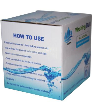 BERON Eco-Friendly All Natural Laundry Detergent Alternative - Super Wash Balls for 1500 Washings - Buy Online on GoSupps.com