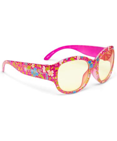 TrueDark Daylights Kids Blue Light Blocking Glasses | Floral Print | Protect Eyes from Junk Light | For Boys & Girls | Gaming & Screen Use | Dave Asprey - Buy Online on GoSupps.com