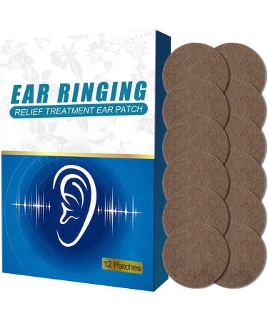 Tinnitus Relief for Ringing Ears Tinnitus Relief Patches for Hearing Loss and Ear Pain Relief Natural Herbal Tinnitus Relief Treatment Patches 12Pcs/1Pack