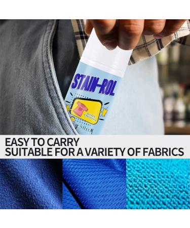 2 Laundry Stain Remover | Spot Remover for Clothes | Stain Remover Roller-Ball Cleaner for Clothes Ideal for Instant Stain Removal Sreeka 2 Pcs 50ml - Buy Online on GoSupps.com