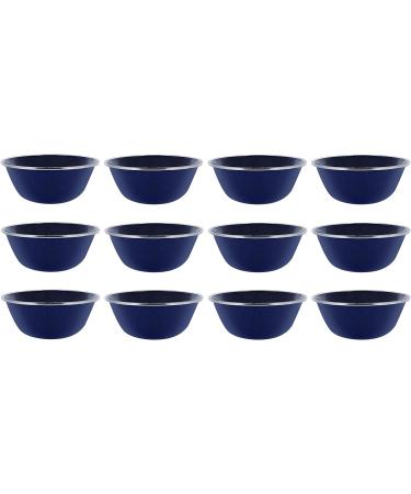 Direct 2 Boater 6 Enamel Camping Bowl - 12 Pack Blue Metal Bowls for Camping, Hiking & Picnics - Buy Online on GoSupps.com