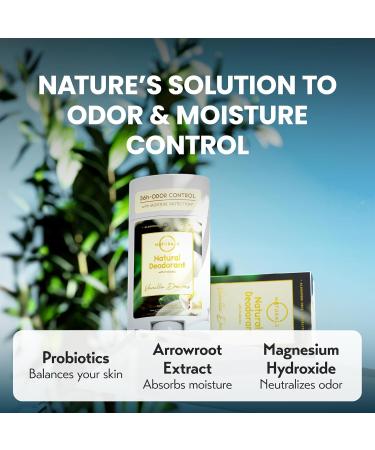Natural Deodorant for Women (Vanilla Dreams) - Natural Deodorant Women Aluminum Free Deodorant for Women Deodorant Natural Deodorant Aluminum Free Baking Soda Free Deodorant without Aluminum Vanilla Dreams 2.65 Ounce (Pack of 1) - Buy Online on GoSupps.com