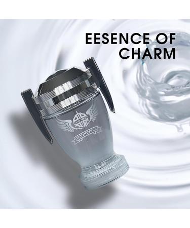King&Invincible Grey Men Cologne Set Eau De Parfum Spray For Men Fruity Notes Enriched By A Strong Woody Based Fragance Ideal for Day Wear - 3.4 Fl Oz - Buy Online on GoSupps.com