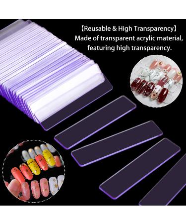 Noblife 200 Pcs Nail Art Tips Display Stand - Acrylic False Nail Holder & Accessories for Salons | Color Card Exercise Tool - Buy Online on GoSupps.com