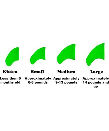 Purrdy Paws 40-Pack Glow-in-The-Dark Soft Nail Caps for Cats - Medium Size - Buy Online on GoSupps.com