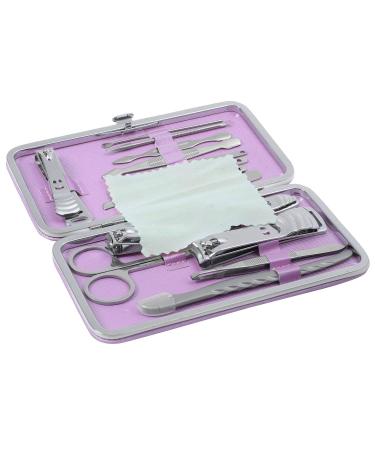 Gsrimgratoe Silver Stainless Steel Nail Clippers Cutter Trimmer Prep Kit Cleaners Manicure Pedicure Artede Nail Elegant Toe