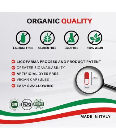 Organic Lycopene | Antioxidant Natural Supplement | with Organic Lycopene from Tomato | 150 Capsule Pack - Buy Online on GoSupps.com