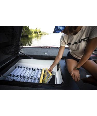 Plano Edge 3600 Terminal Tackle Storage  Gray and Yellow  Includes 10 Hook Retainers  Rustrictor Rust-Resistant Technology  Waterproof Premium Fishing Utility Box - Buy Online on GoSupps.com