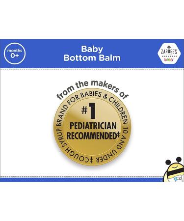Zarbee's Baby Daily Bottom Balm 4 oz - Soothing Diaper Rash Relief - Buy Online on GoSupps.com