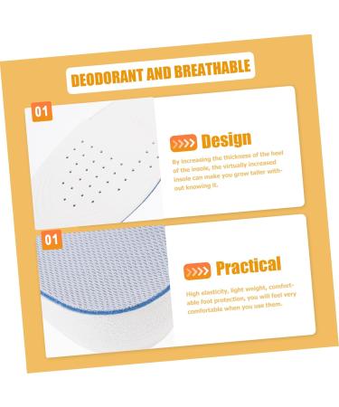 NOLITOY Height Increasing Insoles for Men - Shock-Absorbing Sneaker Pads & Cushions for Comfort and Support - Buy Online on GoSupps.com