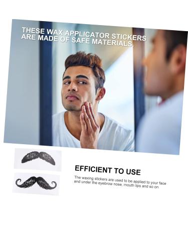 Frcolor 30stk Bart Styling Sticker & Wax Remover Painless Hair Removal for Men Face & Body Perfect for Parties - Buy Online on GoSupps.com