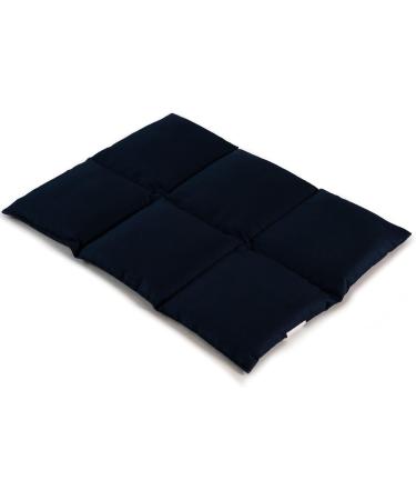Giraffenland Large Grape Seed Pillow 40x30cm - Dark Blue Heat & Cold Therapy - 6-Chamber Design - Buy Online on GoSupps.com