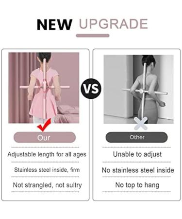 Open Back Posture Corrector Corrective Hump Back Straightener Yoga Training Sticks For Posture Back Straightener Posture Corrector Retractable Design Humpback Correction Stick For Adult A Green - Buy Online on GoSupps.com