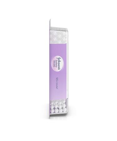 Johnson's Safety Ear Swabs for Babies & Children - Non-Chlorine Bleached Cotton - 55 ct - Buy Online on GoSupps.com