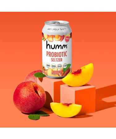 Humm Sparkling Probiotic Seltzer Variety Pack - Peach Raspberry Lime - Zero Sugar & Calorie - Whole30 Approved - 2B Probiotics - 12oz (12 Pack) - Buy Online on GoSupps.com
