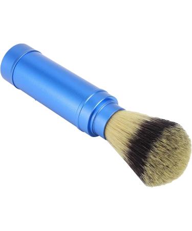 YWBL-WH Compact Travel Beard Shaving Brush - Skin-Friendly Rich Foam Aluminum Blue | Daily Use Grooming Tool - Buy Online on GoSupps.com