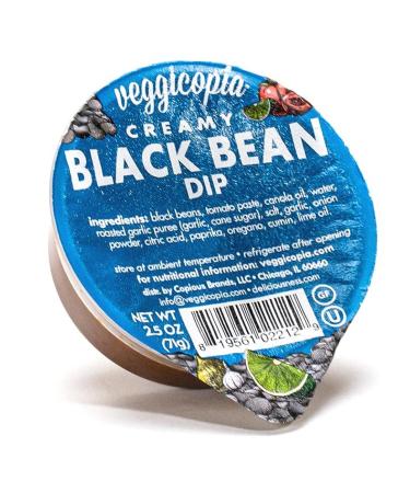 Veggicopia Creamy Black Bean Dip Singles â€“ Pack of 12 | Rich & Zesty Flavor - Buy Online on GoSupps.com