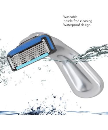 Sluff's Safety Razor for Men - Precision Single Blade Manual Razor Waterproof & Portable with 6 Removable Blades - Best Shaving Experience - Buy Online on GoSupps.com