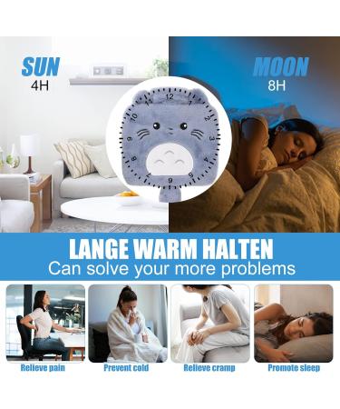 Buy Luzoon Hot Water Bottle Set - 2 Soft Fur Covers for Pain Relief | Gifts for Family & Friends - Rubber Hot Bottles (2L Gray & 1.2L Blue) - Buy Online on GoSupps.com