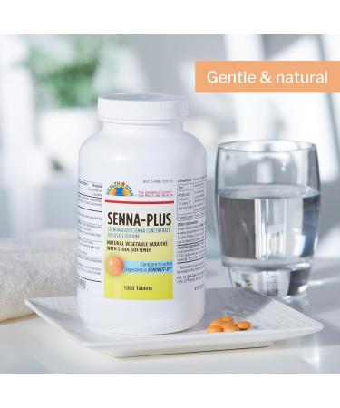 Senna Plus Stool Softener Tablet 1000/Bottle 50mg/8.6mg Docusate Sodium/Sennosides - 455-01-GCP - Buy Online on GoSupps.com
