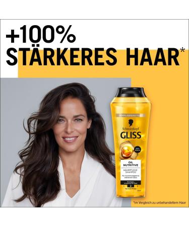  Gliss Kur Schwarzkopf Gliss Kur Shampoo Oil Nutritive Pack of 3 (3 x 250 ml) - Buy Online on GoSupps.com