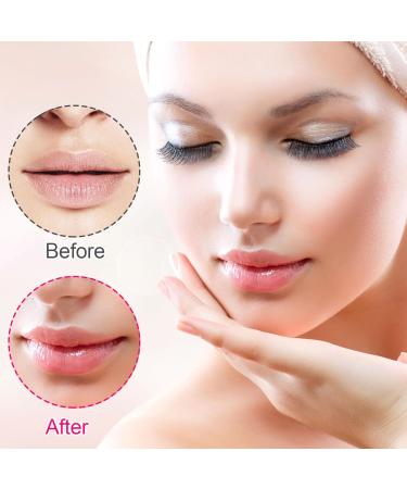 2pcs Silicone Lip Brushes with Storage Box - Portable Reusable Makeup Applicators for Lipstick Lip Balm & Gloss - Soft Angled Head - White - Buy Online on GoSupps.com