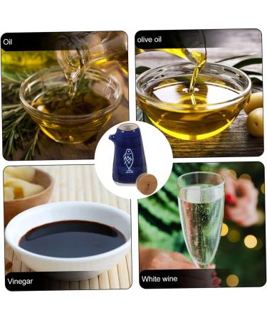 ABOOFAN Ceramic Soy Sauce Pot Vinegar Cruet Decorative Vinegar Container Oil and Vinegar Soy Sauce Holder Empty Olive Oil Ceramic Olive Bottle Multifunction Tanker Ceramics - Buy Online on GoSupps.com
