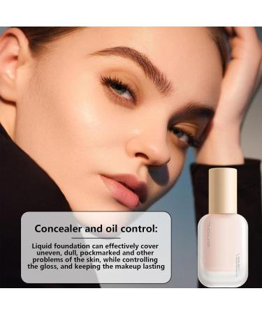 PUCHEN Natural Foundation Makeup Creamy Natural Foundation Natural Concealer Moisturizing Long Wear Lightweight Full Coverage Brightening Matte Foundation for Uneven Complexion Puchen - Buy Online on GoSupps.com