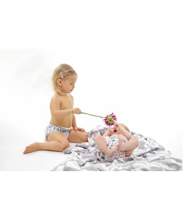 Petit Lulu Bamboo Maxi-Night Diaper - Snaps - Organic & Reusable - Made in Europe (Apples Green) - Buy Online on GoSupps.com