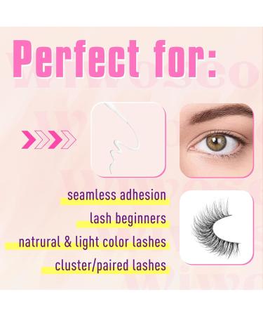 Super Strong Hold Eyelash Glue - Clear Adhesive for Strip & Lash Extensions - Fast Drying Waterproof Long Lasting (5ml) - B-Eyelash Glue - Buy Online on GoSupps.com
