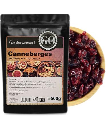 LA PLANTIGO Dried cranberries in pieces 500g - LA PLANTIGO