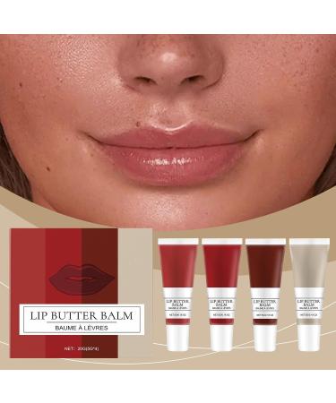 Lip Balm Set for Girls Moisturizing Lip Balm 4 Piece Lip Gloss Stick Moisturizing Lip Cream Set Small Long Lasting Lip Moisturizer AntiCrack Lip Balm for Women Soothes Lips - Buy Online on GoSupps.com