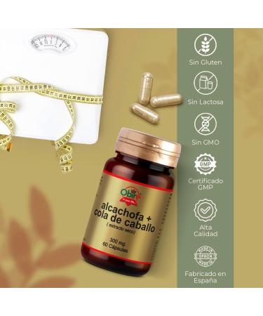 Obire Artichoke + Horsetail Ext Dry 300 Mg 60 Cap - Buy Online on GoSupps.com