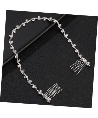 Bride Wedding Hair Accessories Wedding Decor Jewelry Headband Bridal Comb Barrette Bridal Hair Comb Rhinestone Bridal Headpiece Hair Comb Chain Rhinestones Miss The Chain Vintage - Buy Online on GoSupps.com