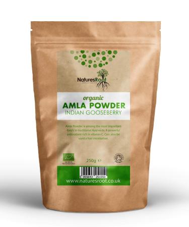 Natures Root Organic Amla Powder for Hair; Fights Hair Loss; Hair Growth; Reduces Gray Hair.