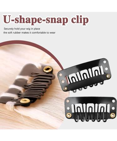 Buy Pinsheng 85-Piece Hair Extension Clip & Wigs Production Set - 50 Clips 20 T-Needles 10 Curved Needles Thread & Yarn in Black Brown Blonde - International Shipping Available - Buy Online on GoSupps.com