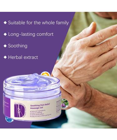 iekufes Joint Purple Gel Soothing Massage Cream Full-Body Joint Support for Knees Lumbar Neck Hands & Feet(2PCS) - Buy Online on GoSupps.com