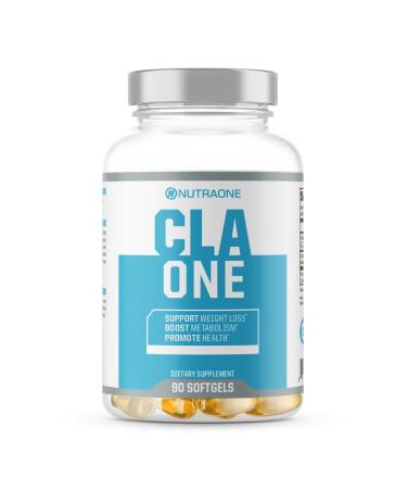 CLAOne Weight Management Supplement from NutraOne Nutrition — Conjugated Linoleic Acid (CLA) Natural Weight Loss Support Aid* (90 Capsules)