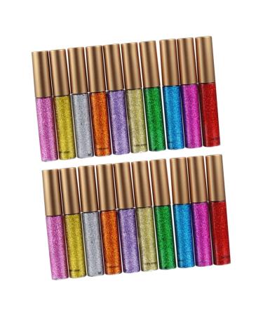 Didiseaon 20 Pcs Shiny Eyeshadow Eyeliner Eye Shadow Liquid Eyeshadow