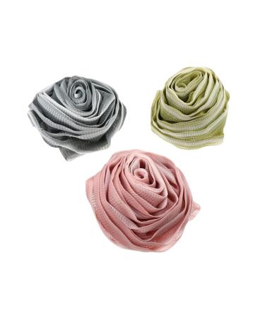 NOLITOY 3pcs Bath Ball Luffa Loufa Body Scrubber Soft Bath Ball Shower Balls Poufs Bathing Ball Loofahs Sponge Bath Balls Foam Sponge Polyester Aldult Miss Bath Towel