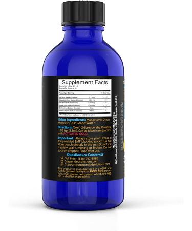 Suspended Solutions 4oz Atomic ORMUS Monoatomic Gold Memory Aid Energetically Enhanced Rejuvenating Vitality - Gold Platinum Iridium - 1 Pack - Buy Online on GoSupps.com