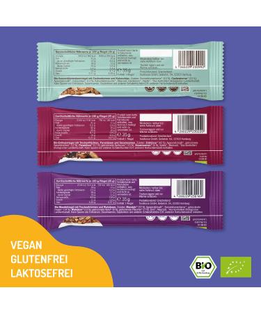 Foodlose Organic Nut Trial Package | Vegan Gluten & Lactose-Free Bars | 24 Pieces of Healthy Snack Varieties - Buy Online on GoSupps.com