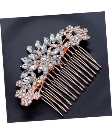 DOITOOL 1pc Bridal Hair Combs Rhinestone Comb Rhinestone Haircombs for Women Wedding Hair Bridal Side Combs Bridal Headpiece Comb Rhinestone Headpiece Accessories Bride Alloy - Buy Online on GoSupps.com