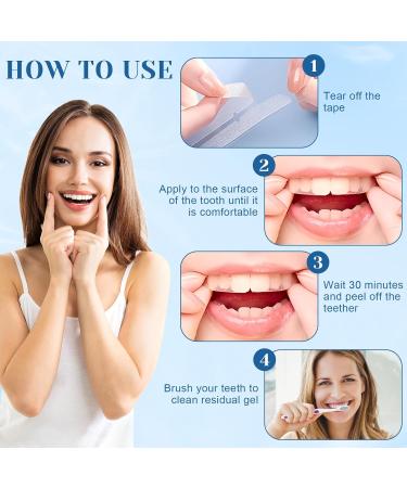 28 Tooth Whitening Strips - Remove Tough Stains & Brighten Teeth Gently | Enamel Safe Whitening - Buy Online on GoSupps.com