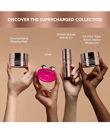 Buy FOREO SUPERCHARGED Hydrating Night Mask - Vegan Rejuvenating Face Cream Deeply Replenishing Moisturizer - Cruelty-Free & Gluten-Free - 0.5 Fl Oz - International Shipping Available - Buy Online on GoSupps.com