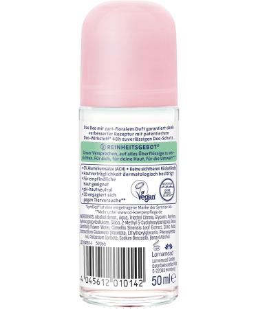 CD "Silk Flower" roll-on deodorant 1 x 50 ml Deodorant without aluminium salts Long lasting protection 48 hours Vegan care product Suitable for sensitive skin - Buy Online on GoSupps.com