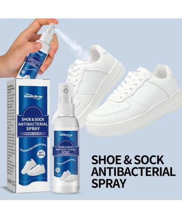 Shoe & Sock Antibacterial Deodorant Spray Foot Odor Eliminator Shoe Deodorizer Natural Shoe Deodorizer Spray Remove Odors Refreshes Antiperspirant Deodorant for Shoes Foot Spray (2PC) - Buy Online on GoSupps.com